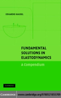 Cover image: Fundamental Solutions in Elastodynamics 1st edition 9780521855709