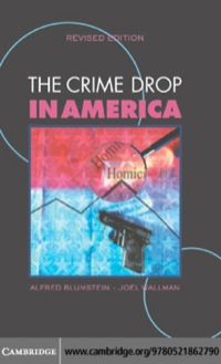 Omslagafbeelding: The Crime Drop in America 2nd edition 9780521862790
