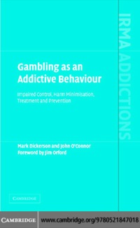 Cover image: Gambling as an Addictive Behaviour 1st edition 9780521847018