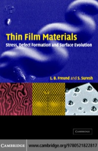 Omslagafbeelding: Thin Film Materials 1st edition 9780521822817