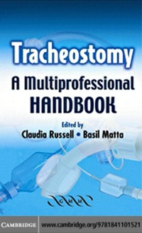 Cover image: Tracheostomy 1st edition 9781841101521