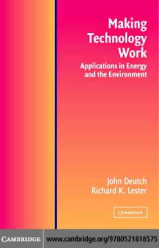 Imagen de portada: Making Technology Work 1st edition 9780521818575