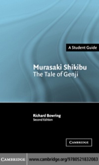 صورة الغلاف: Murasaki Shikibu: The Tale of Genji 2nd edition 9780521832083