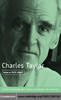 Imagen de portada: Charles Taylor 1st edition 9780521801362
