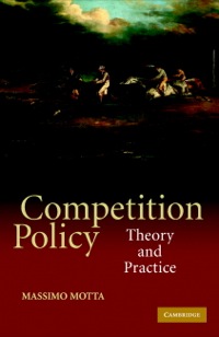 Imagen de portada: Competition Policy 9780521816632