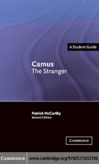 Titelbild: Camus: The Stranger 2nd edition 9780521539777
