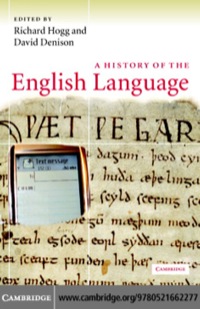 Omslagafbeelding: A History of the English Language 1st edition 9780521717991