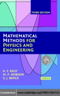 Imagen de portada: Mathematical Methods for Physics and Engineering 3rd edition 9780521679718