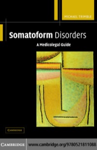 Imagen de portada: Somatoform Disorders 1st edition 9780521811088