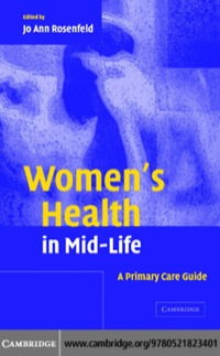 Cover image: Women's Health in Mid-Life 1st edition 9780521823401