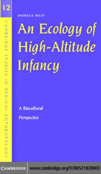 Imagen de portada: An Ecology of High-Altitude Infancy 1st edition 9780521830003