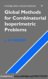 Imagen de portada: Global Methods for Combinatorial Isoperimetric Problems 1st edition 9780521832687