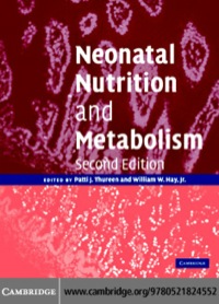 表紙画像: Neonatal Nutrition and Metabolism 2nd edition 9781107411791