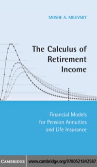 صورة الغلاف: The Calculus of Retirement Income 1st edition 9780521842587