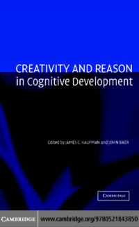 Imagen de portada: Creativity and Reason in Cognitive Development 1st edition 9780521843850