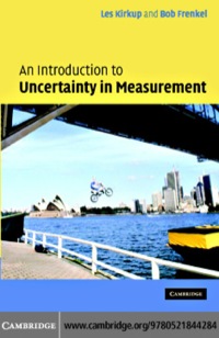 Imagen de portada: An Introduction to Uncertainty in Measurement 1st edition 9780521605793