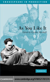 Omslagafbeelding: As You Like It 1st edition 9780521781374