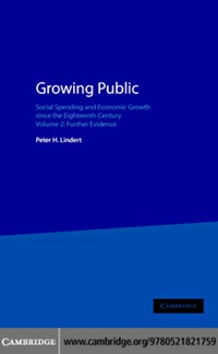 Omslagafbeelding: Growing Public: Volume 2, Further Evidence 9780521821759