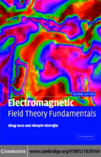 Cover image: Electromagnetic Field Theory Fundamentals 2nd edition 9780521116022