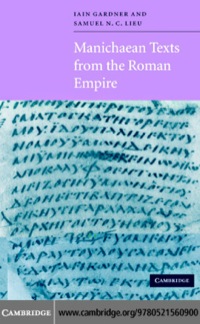 Cover image: Manichaean Texts from the Roman Empire 1st edition 9780521560900