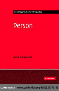 Cover image: Person 1st edition 9780521772143