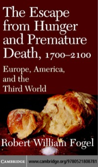 Imagen de portada: The Escape from Hunger and Premature Death, 1700–2100 1st edition 9780521808781