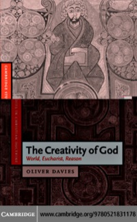 Cover image: The Creativity of God 1st edition 9780521831178