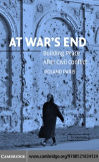 Cover image: At War's End 1st edition 9780521834124
