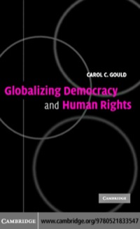 Omslagafbeelding: Globalizing Democracy and Human Rights 1st edition 9780521833547