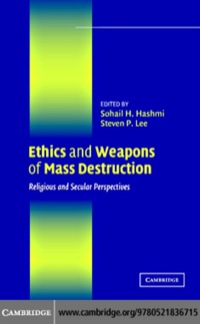 Titelbild: Ethics and Weapons of Mass Destruction 1st edition 9780521836715