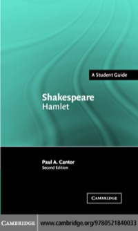 صورة الغلاف: Shakespeare: Hamlet 2nd edition 9780521840033