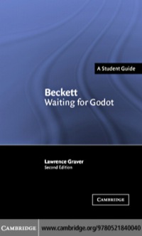 Imagen de portada: Beckett: Waiting for Godot 2nd edition 9780521840040