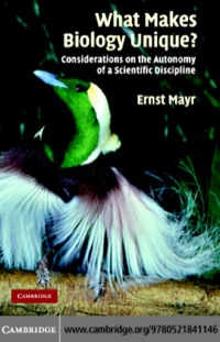 Cover image: What Makes Biology Unique? 1st edition 9780521841146