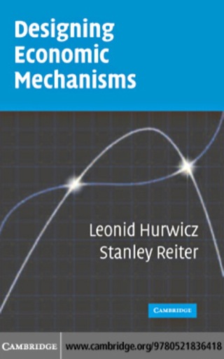 Cover image: Designing Economic Mechanisms 1st edition 9780521836418