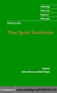 Imagen de portada: Nietzsche: Thus Spoke Zarathustra 9780521841719