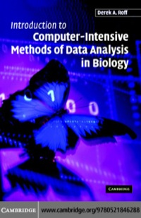 صورة الغلاف: Introduction to Computer-Intensive Methods of Data Analysis in Biology 1st edition 9780521846288