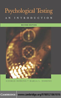 Immagine di copertina: Psychological Testing 2nd edition 9780521861816