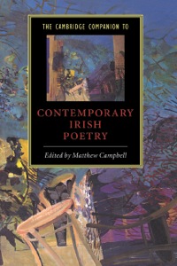 Titelbild: The Cambridge Companion to Contemporary Irish Poetry 9780521813013