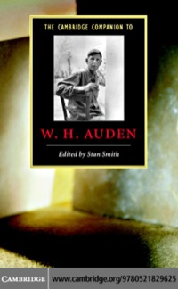 Imagen de portada: The Cambridge Companion to W. H. Auden 9780521829625