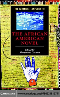 Imagen de portada: The Cambridge Companion to the African American Novel 9780521815741