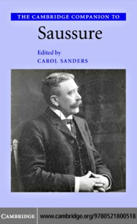 Cover image: The Cambridge Companion to Saussure 9780521800518