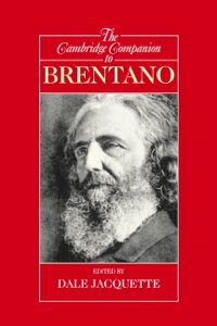 Imagen de portada: The Cambridge Companion to Brentano 9780521809801