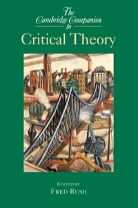 Cover image: The Cambridge Companion to Critical Theory 9780521816601
