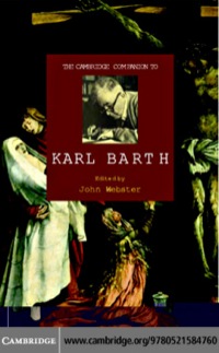 Cover image: The Cambridge Companion to Karl Barth 9780521585606