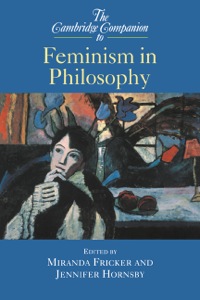 Imagen de portada: The Cambridge Companion to Feminism in Philosophy 9780521624510