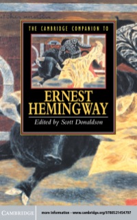 Cover image: The Cambridge Companion to Hemingway 9780521454797