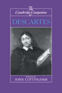 Cover image: The Cambridge Companion to Descartes 9780521366236