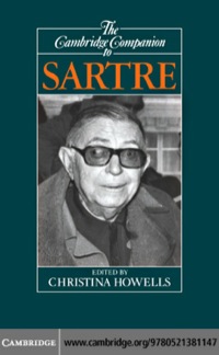 Cover image: The Cambridge Companion to Sartre 9780521381147
