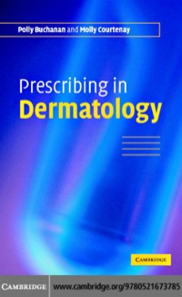 Titelbild: Prescribing in Dermatology 1st edition 9780521673785