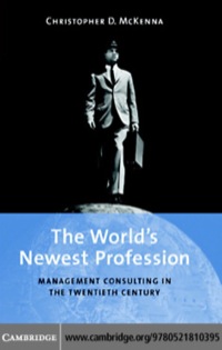 Imagen de portada: The World's Newest Profession 1st edition 9780521810395